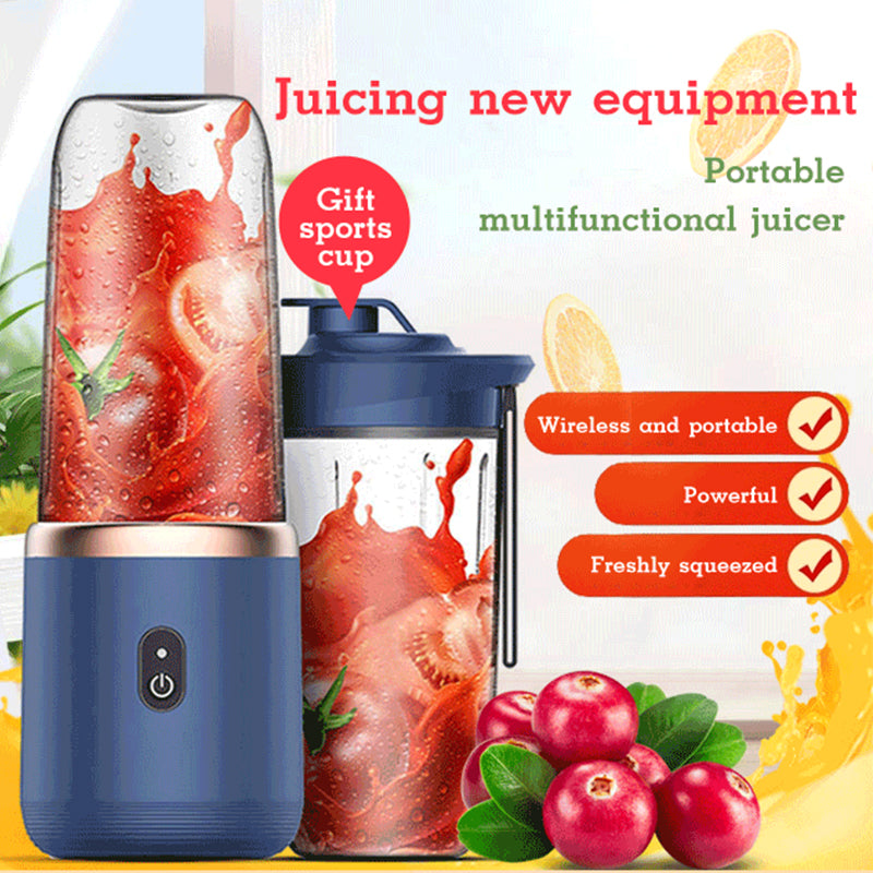 6-Blade Portable Mini USB Blender